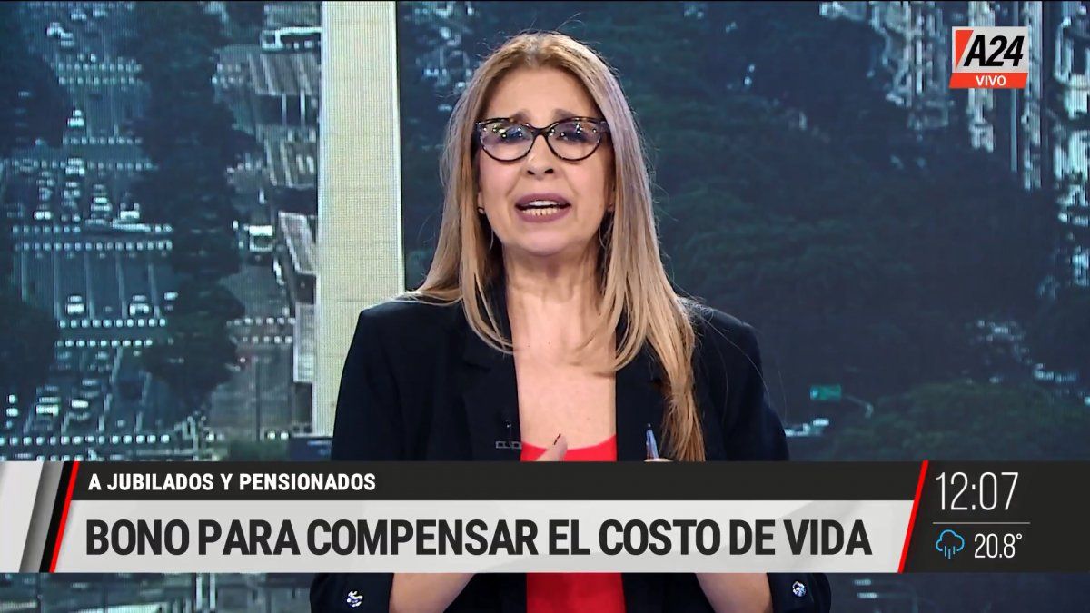 El análisis de Clara Salguero sobre el bono extraordinario del ANSES (Foto: captura de TV).
