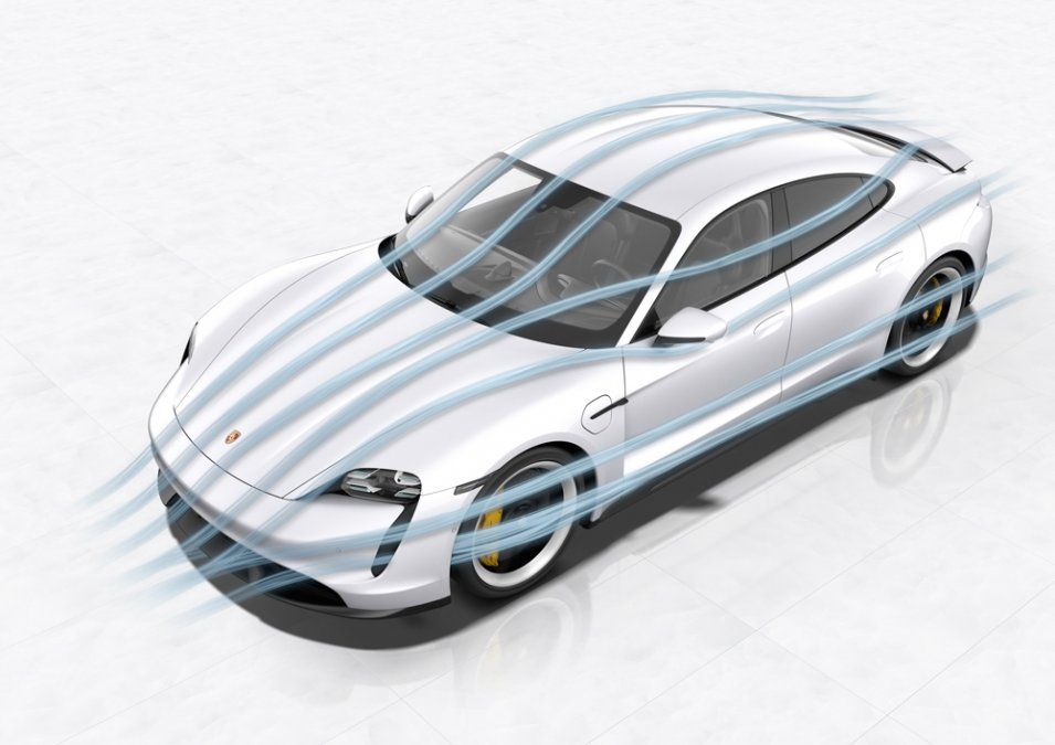 Taycan: Con un Cx de 0,22 el modelo eléctrico es el más aerodinámico de los Porsche