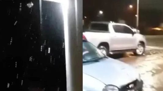 Cayó nieve en los alrededores de Mar del Plata y se mantiene el alerta por heladas en la zona