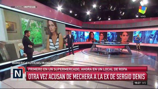 Se filtró un video en el que aparecería Verónica Monti robando ropa