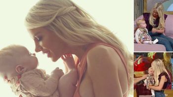 Luciana Salazar presentó a Matilda en tevé y habló de Martín Redrado