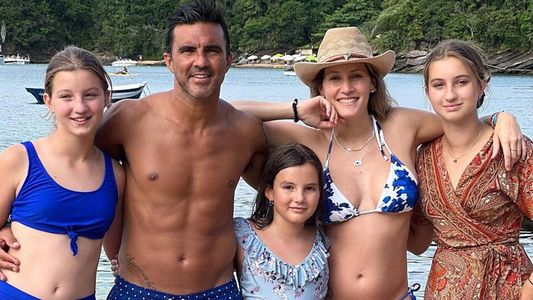 Las fotos de Fabián Cubero y Mica Viciconte con las hijas de Nicole Neumann en medio de una escapada familar
