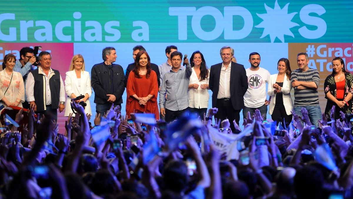 El Frente de Todos. Algunos sectores creen que todavía hay chances para 2023. (Foto: archivo)