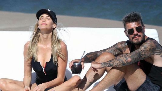 Guillermina Valdés y Marcelo Tinelli, relajados en Punta del Este