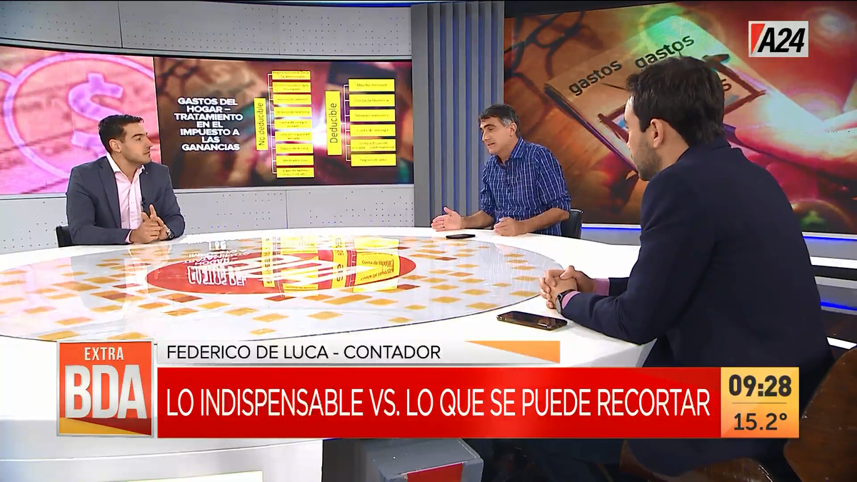 Ganancias: tips para reducir y deducir gastos del hogar. (Captura de Tv)
