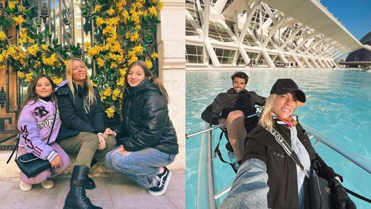 Las fotos de Nicole Neumann junto a sus hijas Sienna y Allegra eligiendo su vestido de novia