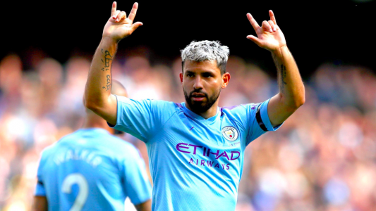 Premier League: Agüero aportó un doblete de golazos al ángulo en el 4-0 de Manchester City a Brighton