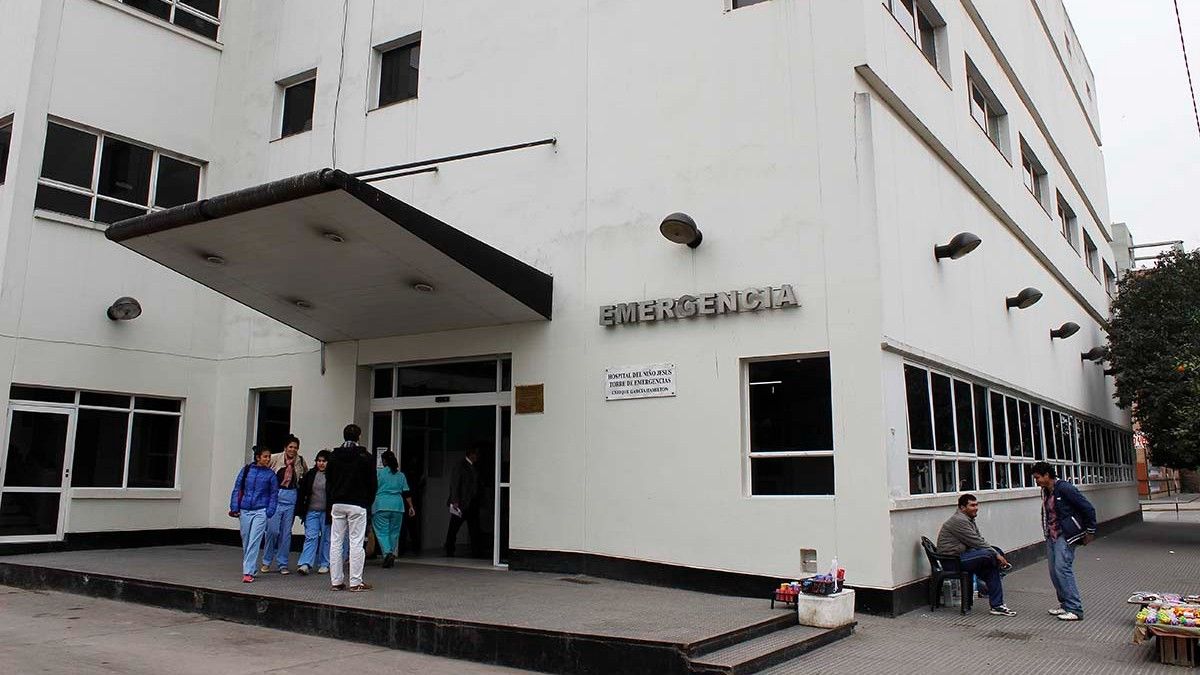 Intoxicado. El bebé continúa internado en el Hospital de Niños de Tucumán. Fuente: msptucuman.gov.ar