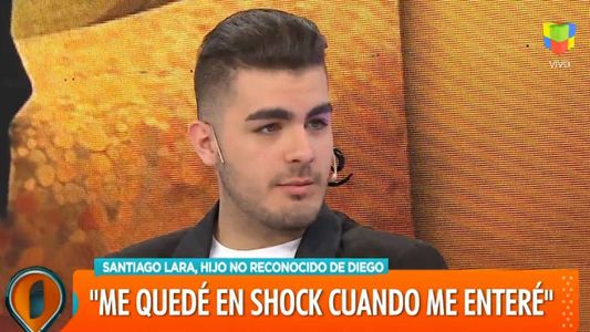 La lucha de Santiago Lara, supuesto hijo no reconocido de Diego Maradona