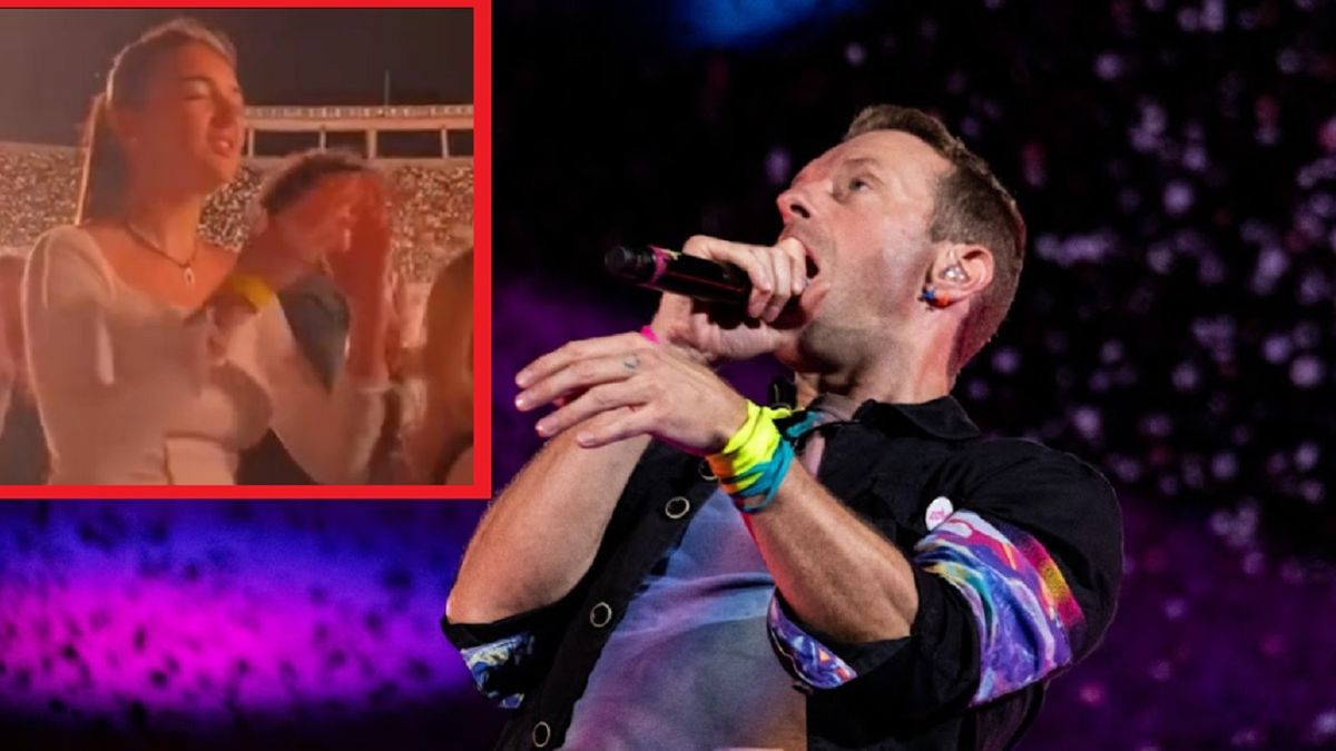 Margarita, la hija de Esteban Bullrich, cantó en lenguaje de señas en el show de Coldplay