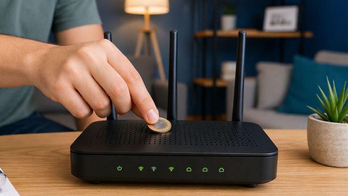 Truco viral: por qué recomiendan poner una moneda en el router del wifi y para qué sirve. (Foto: Archivo)