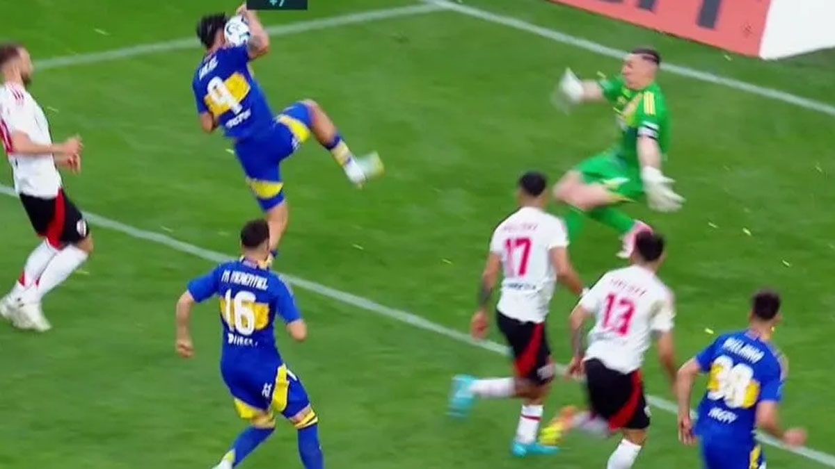 POLÉMICA: el gol anulado a Boca sobre el final del Superclásico