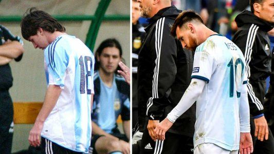 Tuvieron que pasar catorce años para que Messi vuelva a ser expulsado con la Selección