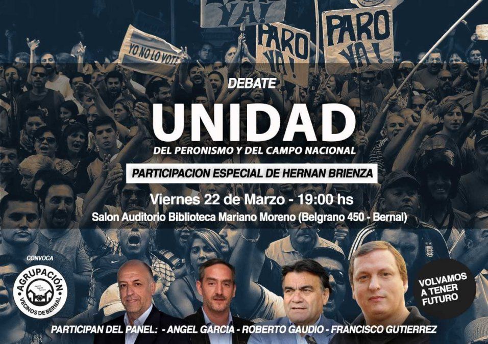 La Cámpora deja la silla vacía en un debate peronista por la sucesión de Martiniano en Quilmes