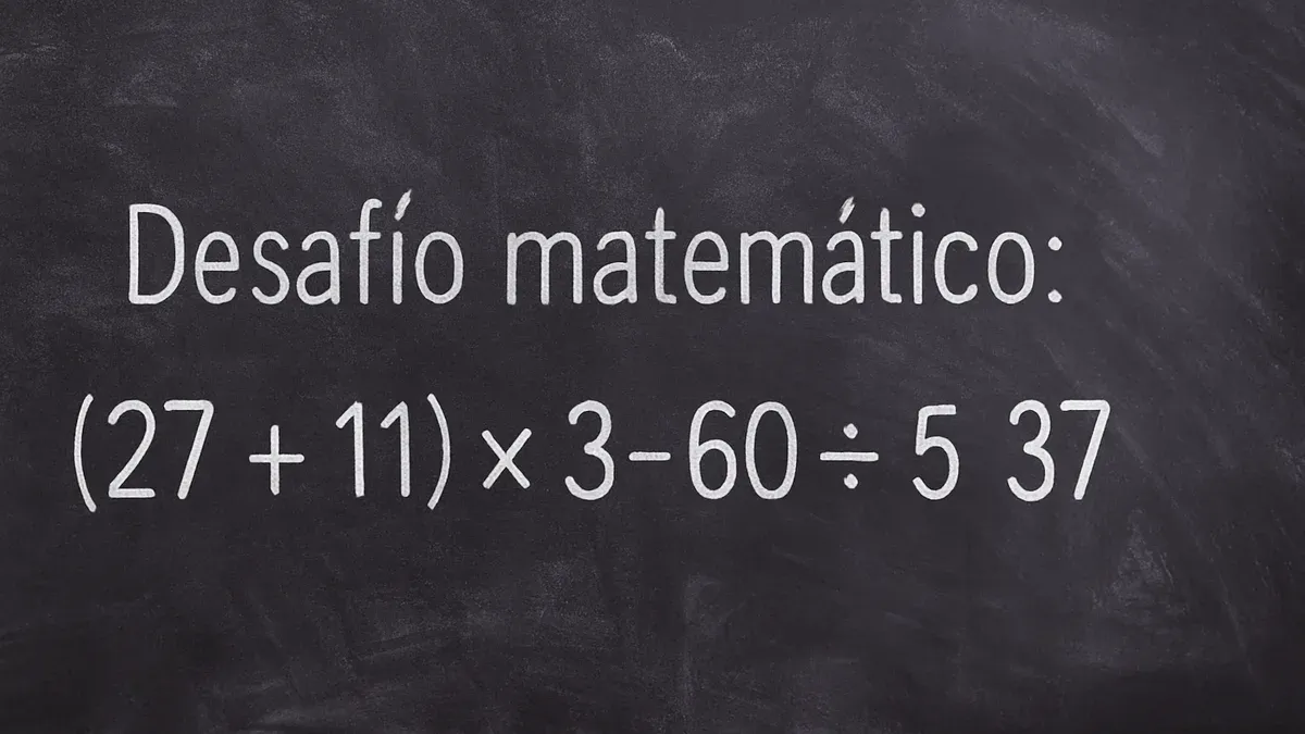 La regla esencial para resolver este desafío matemático es conocido como PEMDAS (por sus siglas en inglés) o jerarquía de operaciones.