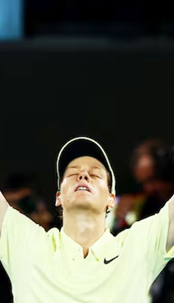 Sinner, imbatible:  le ganó a Zverev y se coronó campeón del Abierto de Australia