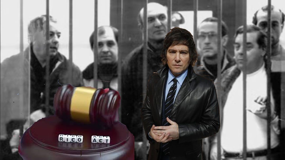 Javier Milei anunció que propiciará contra el crimen organizado una ley RICO inspirada en los Estados Unidos. (Foto: A24.com)