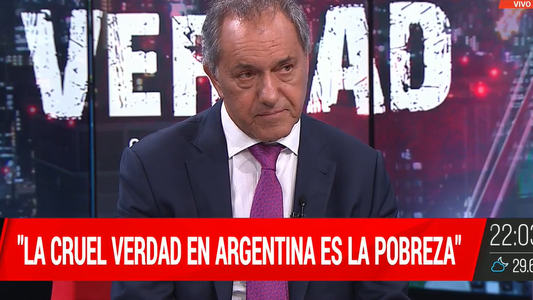 Elecciones 2023 | Daniel Scioli: La cruel verdad en la Argentina es la pobreza 