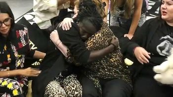 El desconsolado llanto de Andrea del Boca por la salida de Mavinga de Gran Hermano El desconsolado llanto de Andrea del Boca por la salida de Mavinga de Gran Hermano