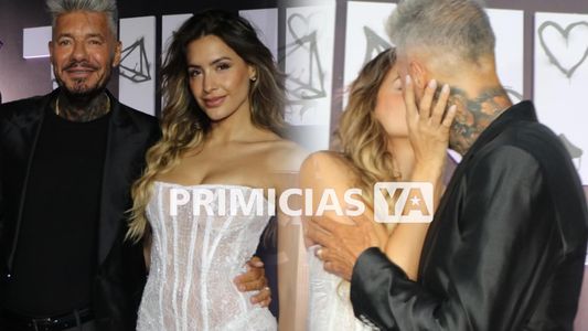 El beso en público con el que Marcelo Tinelli y Milett Figueroa desmintieron la separación: las fotos