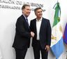 Santilli se reunió con Zdero en Chaco para avanzar en la reforma laboral