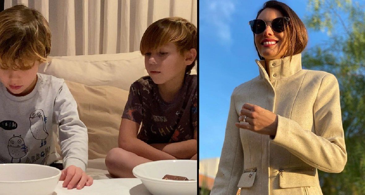 El desafío viral que les planteó Pampita a sus hijos: ¡No se coman nada que es el premio!