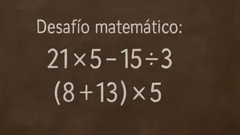 Desafío Matemático: la clave está en una prioridad escondida