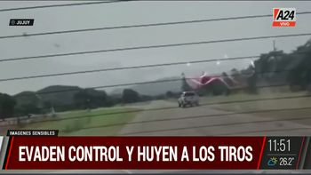 Jujuy: así huyen a los tiros de un control de tránsito
