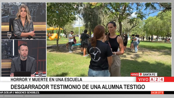 el estremecedor relato de una alumna del tiroteo en la escuela de santa fe: me quede en shock, parada y me... el estremecedor relato de una alumna del tiroteo en la escuela de santa fe: me quede en shock, parada y me...