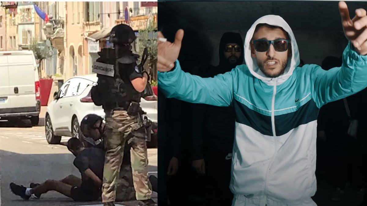 La policía francesa detuvo en Nantua a un rapero de ascendencia turca por asesinar a una persona. (Foto: A24.com)