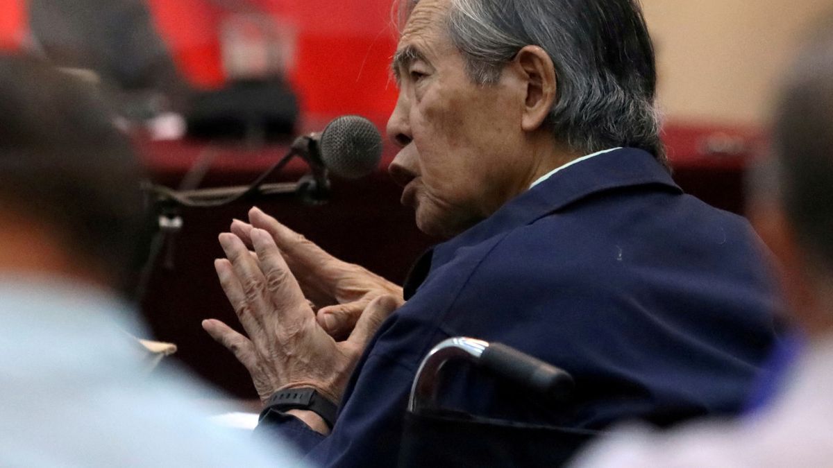 Alberto Fujimori durante un jucio. (Foto: Reuters)