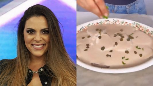 Belu Lucius revolucionó las redes con su novedosa receta del Vitel Toné navideño