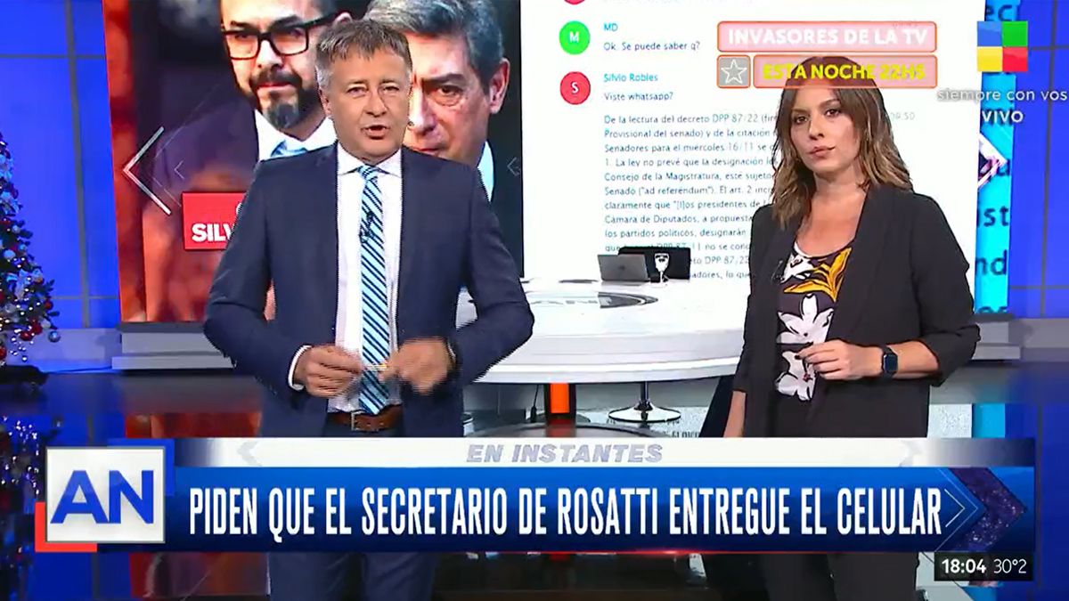 Un gobernador pide que se perite el celular del vocero de Horacio Rosatti. (Foto: captura América Noticias)