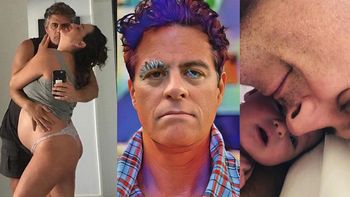 mike amigorena sobre como comparten con su mujer el cuidado de miel: lo unico que no puedo hacer es...