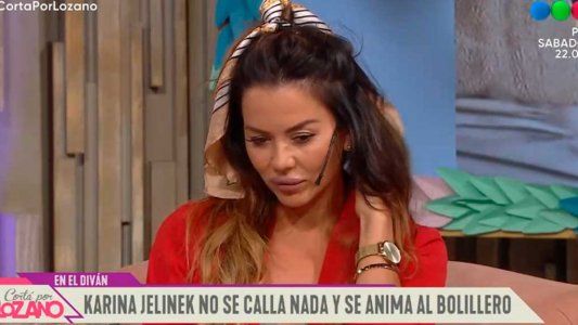Karina Jelinek casi se desmaya en vivo pero se recuperó, volvió y dejó desopilantes confesiones