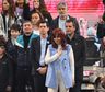 Cristina Kirchner subió al escenario a los dos finalistas, pero Wado De Pedro se lanzó a la precandidatura con un video