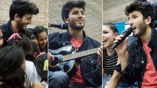 Sebastián Yatra cantó en la Villa 31 junto a cientos de jóvenes de la fundación Scholas