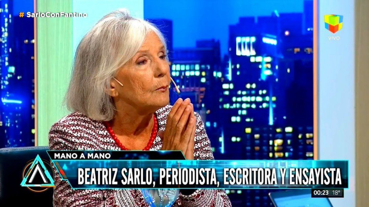 Beatriz Sarlo, explosiva: Me gustaría ver al Gobierno en diez años para comprobar qué aprendieron, además de timbrear