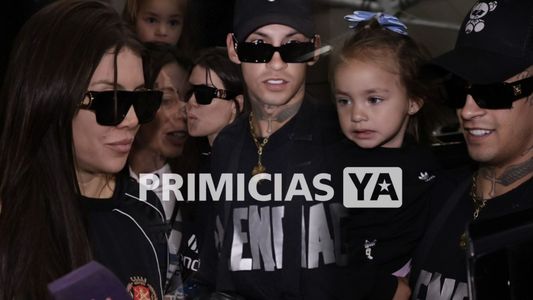 Así llegaron Wanda Nara y L-Gante a la Argentina con Jamaica tras su viaje a Brasil: las fotos