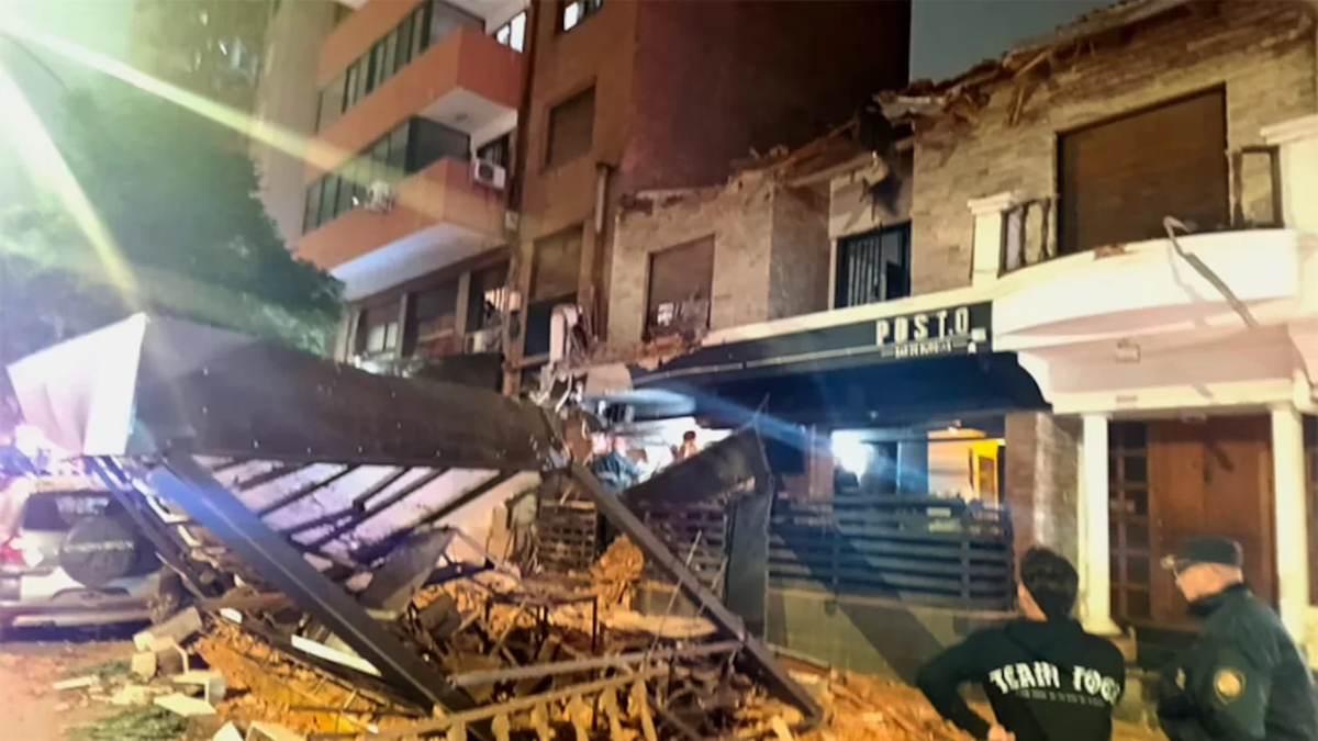 Derrumbe fatal en Córdoba.
