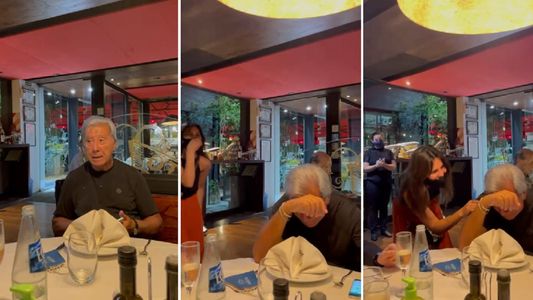 Emotivo reencuentro de Juan Alberto Mateyko con su hija Rosita: Estoy conmovido