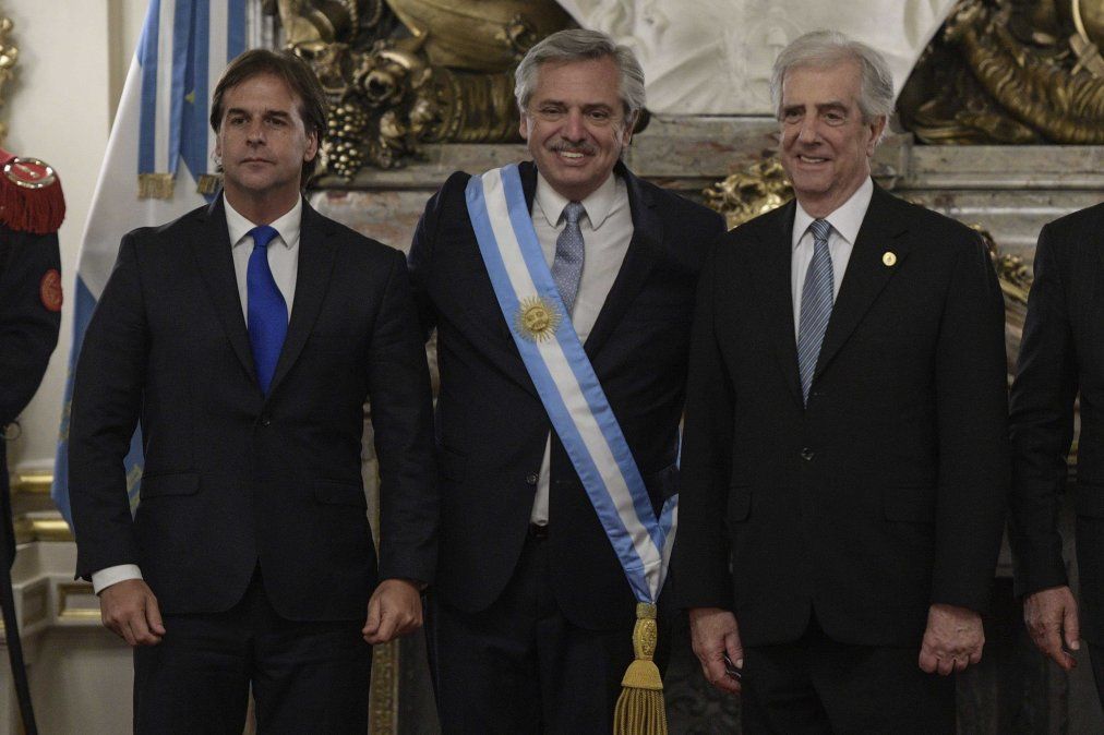 Alberto y el saludo de los presidentes de Cuba, Uruguay, Paraguay, el vice de Brasil y un ministro de Trump