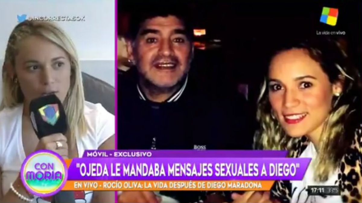 Rocío Oliva: Ojeda me hizo la vida imposible siempre, le mandaba mensajes  sexuales a Diego