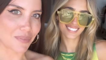 Wanda Nara se unió a Julieta Poggio para crear el más divertido challenge de O bicho vai pegar