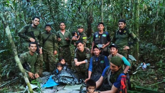 Colombia: así fue el rescate de los cuatro niños indígenas que estuvieron 40 días perdidos en la selva