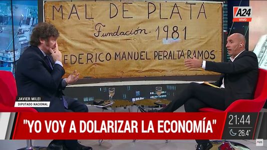Javier Milei en La cruel verdad: Voy a dolarizar la economía