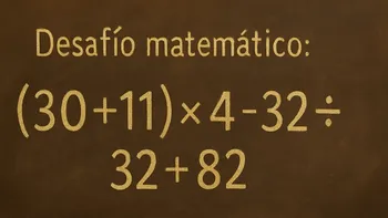Desafío Matemático: este problema no se resuelve de un vistazo