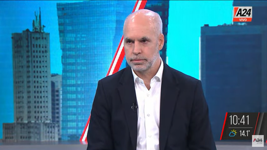 Horacio Rodríguez Larreta, en A24: No hay ruptura con Macri, no se puede estar de acuerdo en todo