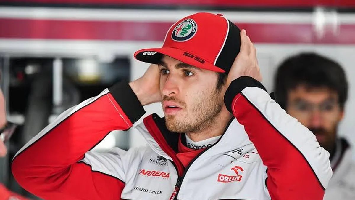 Antonio Giovinazzi.&nbsp;