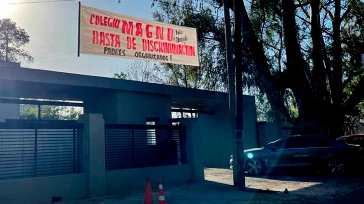 El colegio Magno de Pilar había dejado sin matrícula para 2023 a ocho alumnos con problemas de aprendizaje o alguna discapacidad. (Foto: Télam) 